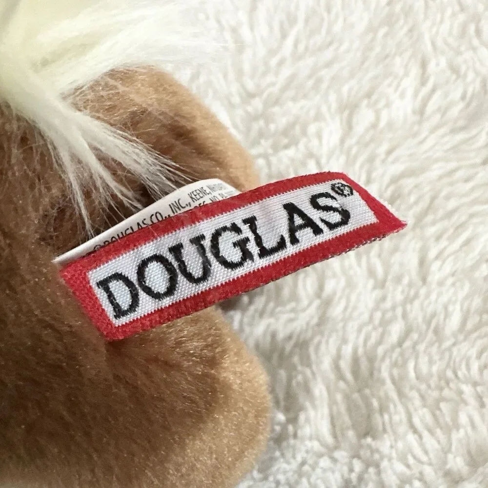 Douglas Cuddle Toy Mr Brown Pony Red A Bandana Advertising Plush #4045